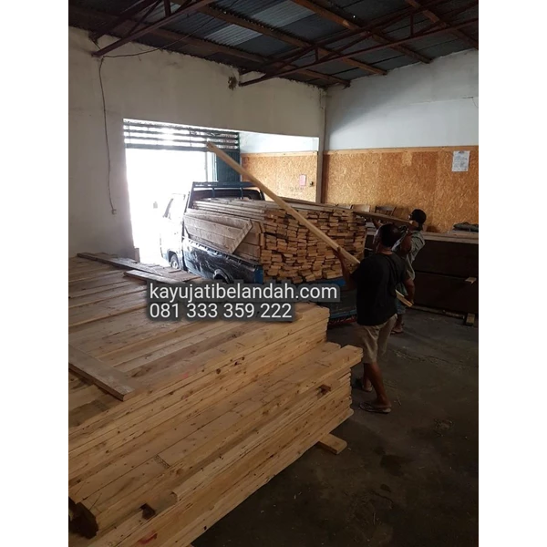 kayu jati belanda bekas kedelai import